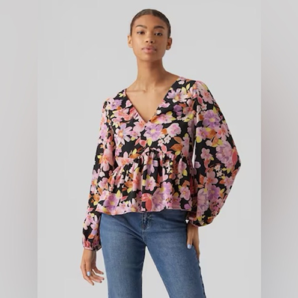 New Vero Moda Plus Size Blouse Top